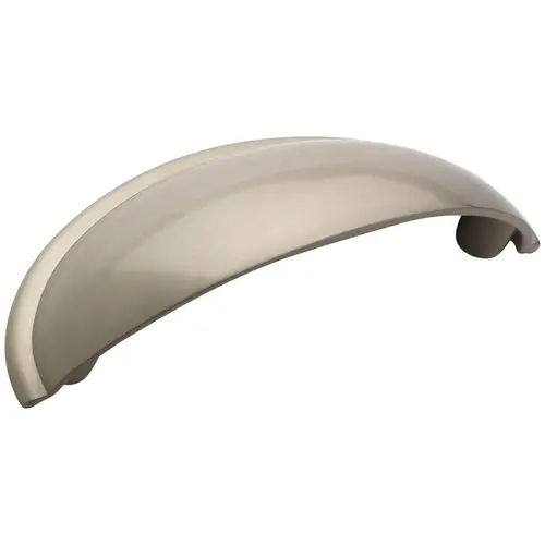 2-1/2" (64 mm) Center to Center Allison Cabinet Cup Pull Satin Nickel Finish - pack of 10
