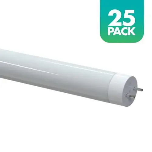 32w Eq 1800-Lum 4-Ft Hybrid T8 Led Tube Dlc 3500k - pack of 25 32w Eq 1800-Lum 4-Ft Hybrid T8 Led Tube Dlc 3500k - pack of 25