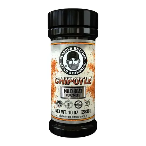 Bearded Butcher Seasoning, Chipotle Blend, 10 oz Shaker Bearded Butcher Seasoning, Chipotle Blend, 10 oz Shaker