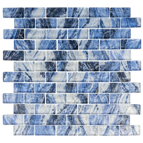 Blue Wave 1"x2" Blue Wave 1"x2"