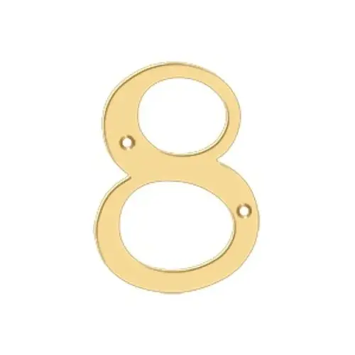 Solid Brass House Number Solid Brass House Number