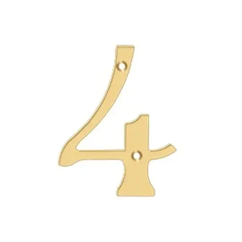 Solid Brass House Number Solid Brass House Number