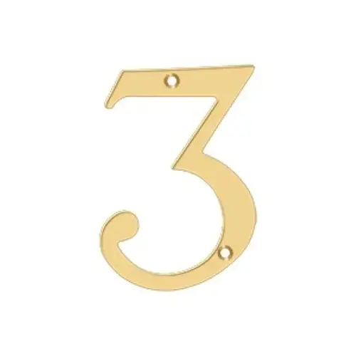 Solid Brass House Number Solid Brass House Number