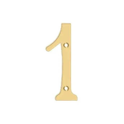 Solid Brass House Number Solid Brass House Number