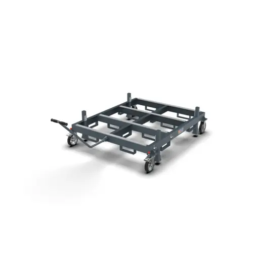 Flat Stacking Cart Grey Flat Stacking Cart Grey