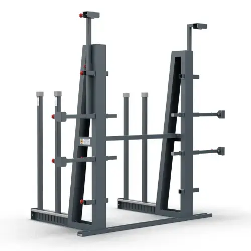 Heavy-Duty Display Stand Rack Grey Heavy-Duty Display Stand Rack Grey