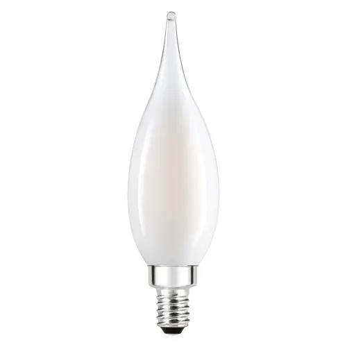 LED Light Bulb, Soft Glass Material, 4-3/4" Height, 1-3/8" Diameter, 4.5 Watts Power, 2700K Color Temperature, Frosted Finish, Pack Of 2 LED Light Bulb, Soft Glass Material, 4-3/4" Height, 1-3/8" Diameter, 4.5 Watts Power, 2700K Color Temperature, Frosted Finish, Pack Of 2
