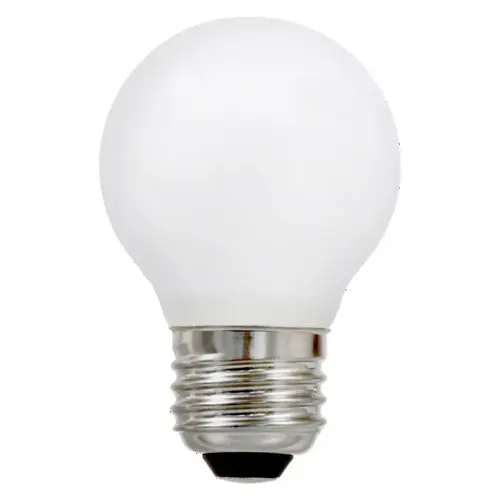 LED Light Bulb, Soft Glass Material, 3" Height, 4.5 Watts, 2700k Color Temperature, Frosted Finish, Pack of 2 LED Light Bulb, Soft Glass Material, 3" Height, 4.5 Watts, 2700k Color Temperature, Frosted Finish, Pack of 2