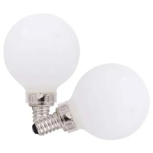 LED Light Bulb, Pack of 2, G16.5 Lamp Type, 5.5 Watts Power, 2700k Color Temperature, Frosted Finish, Pack of 2 LED Light Bulb, Pack of 2, G16.5 Lamp Type, 5.5 Watts Power, 2700k Color Temperature, Frosted Finish, Pack of 2