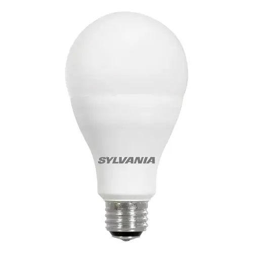 LED Bulb, Plastic Material, A21 Lamp Type, 23 Watts Power, 2600 Lumens Light Output,120V Input Voltage, 4000K Color Temperature, Frosted Finish LED Bulb, Plastic Material, A21 Lamp Type, 23 Watts Power, 2600 Lumens Light Output,120V Input Voltage, 4000K Color Temperature, Frosted Finish