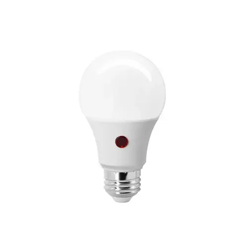 LED Bulb, Plastic Material, A19 Lamp Type, 9 Watts Power, 800 Lumens Light Output, 5000K Color Temperature, Frosted Finish LED Bulb, Plastic Material, A19 Lamp Type, 9 Watts Power, 800 Lumens Light Output, 5000K Color Temperature, Frosted Finish