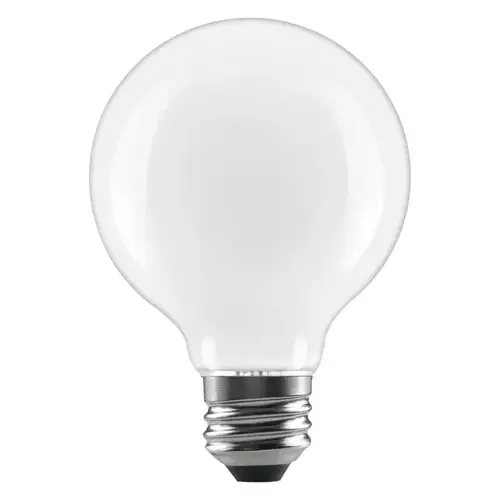 LED Bulb, Soft Glass Material, 8 Watts, 800 Lumens, 5000K Color Temperature, Frosted Finish, Pack of 2 LED Bulb, Soft Glass Material, 8 Watts, 800 Lumens, 5000K Color Temperature, Frosted Finish, Pack of 2