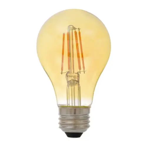LED Antique Filament Light Bulb, Soft Glass Material, A15 Lamp Type, 4.5 Watts, 2200k Color Temperature, Amber Finish LED Antique Filament Light Bulb, Soft Glass Material, A15 Lamp Type, 4.5 Watts, 2200k Color Temperature, Amber Finish