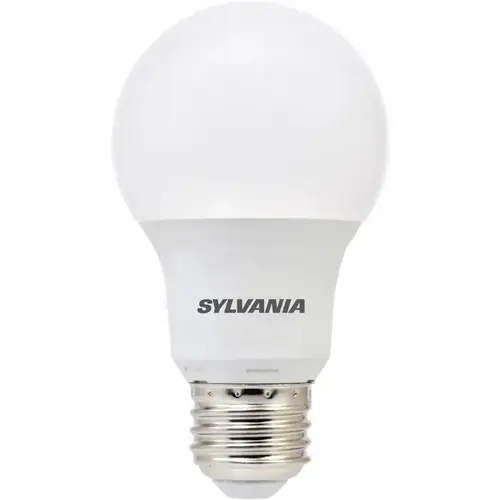 LED Light Bulb, Plastic Material, A19 Lamp Type, 14 Watts Power, 1500 Lumens, 5000K Color Temperature, Frosted Finish LED Light Bulb, Plastic Material, A19 Lamp Type, 14 Watts Power, 1500 Lumens, 5000K Color Temperature, Frosted Finish