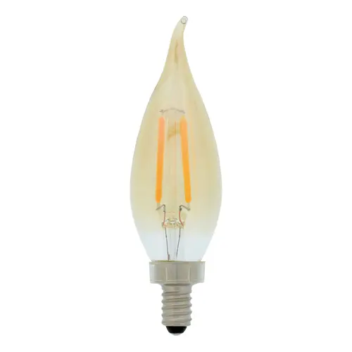 LED Light Bulb, Soft Glass Material, 4 Watts, 120V, 300 Lumens, 2200K Color Temperature, Amber Finish LED Light Bulb, Soft Glass Material, 4 Watts, 120V, 300 Lumens, 2200K Color Temperature, Amber Finish