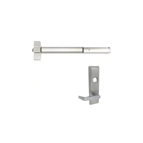KIT - Fire-Rated 3 Hour, Rim Exit Device, N955 Newport Classroom/Storeroom Lever Trim (Rim Cylinder Required), Key Locks/Unlocks or Operates Trim, Function Field Changeable, LHR Left Hand Reverse/Reversible Handing, Less Cylinders, M54 SNB, Sex Nuts and Bolts, 36", No Dogging, Grade 1, ED5000 Series, 630/US32D Satin Stainless Steel KIT - Fire-Rated 3 Hour, Rim Exit Device, N955 Newport Classroom/Storeroom Lever Trim (Rim Cylinder Required), Key Locks/Unlocks or Operates Trim, Function Field Changeable, LHR Left Hand Reverse/Reversible Handing, Less Cylinders, M54 SNB, Sex Nuts and Bolts, 36", No Dogging, Grade 1, ED5000 Series, 630/US32D Satin Stainless Steel
