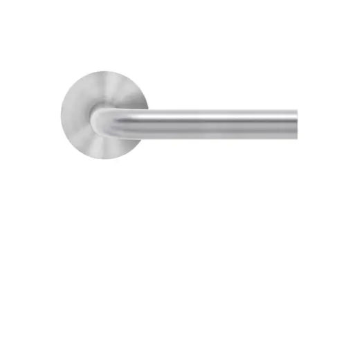 Lever set on rose Malta satin stainless steel Lever set on rose Malta satin stainless steel