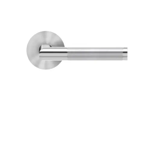 Lever set on rose Rio Steel Lever set on rose Rio Steel
