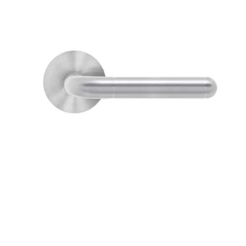 Lever set on rose Lignano Steel Lever set on rose Lignano Steel