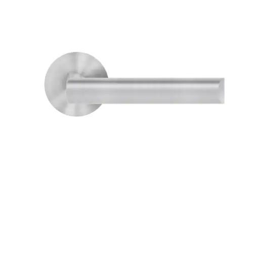 Lever set on rose Paris satin stainless steel Lever set on rose Paris satin stainless steel