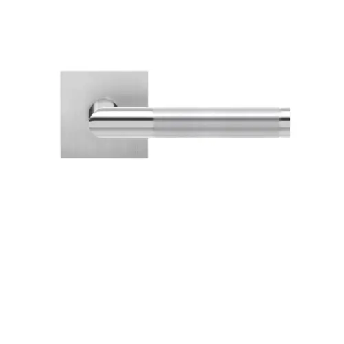Lever set on rose Rio Steel Lever set on rose Rio Steel
