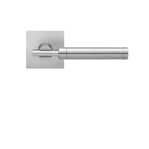 Lever set on rose Ontario satin stainless steel Lever set on rose Ontario satin stainless steel