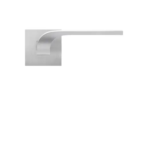 Lever set on rose Las Vegas satin stainless steel Lever set on rose Las Vegas satin stainless steel