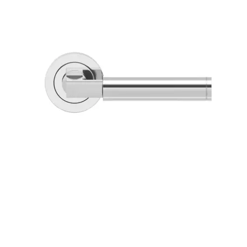 Lever set on rose Tasmania polished stainless steel Lever set on rose Tasmania polished stainless steel