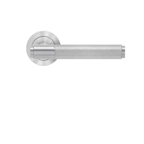 Lever set on rose Studio Series 90B satin stainless steel Lever set on rose Studio Series 90B satin stainless steel