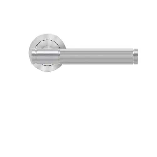 Lever set on rose Studio Series 90C1 satin stainless steel Lever set on rose Studio Series 90C1 satin stainless steel