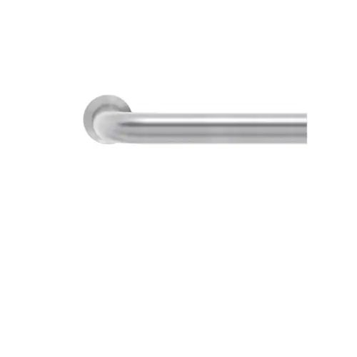 Lever set on rose Malta satin stainless steel Lever set on rose Malta satin stainless steel