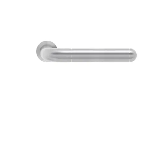 Lever set on rose Lignano Steel Lever set on rose Lignano Steel