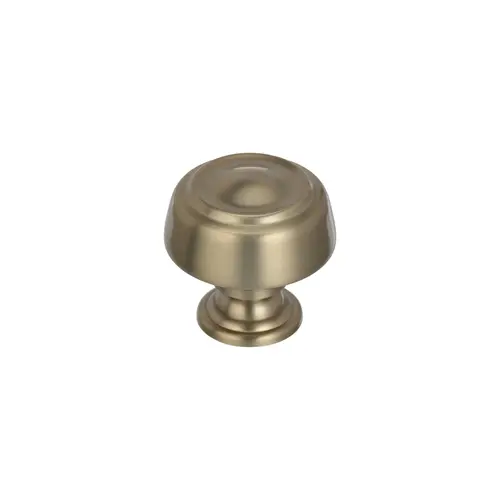 1-5/8" (41 mm) Diameter Kane Oversized Cabinet Knob Golden Champagne Finish