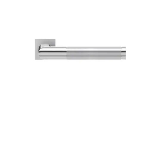 Lever set on rose Rio Steel Lever set on rose Rio Steel