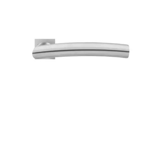 Lever set on rose Madrid satin stainless steel Lever set on rose Madrid satin stainless steel