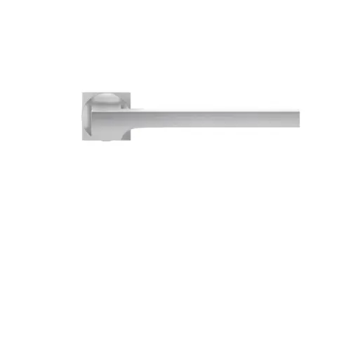 Lever set on rose Soho satin stainless steel Lever set on rose Soho satin stainless steel