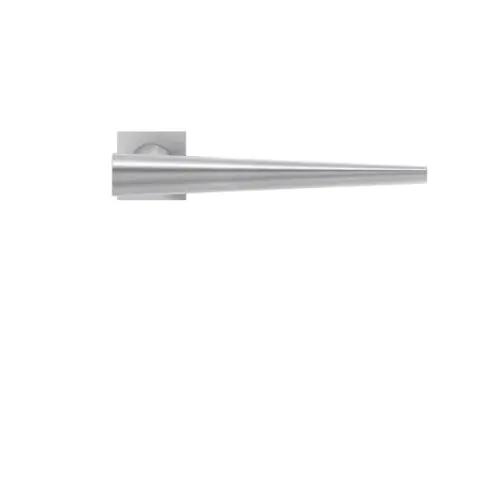 Lever set on rose Brooklyn satin stainless steel Lever set on rose Brooklyn satin stainless steel