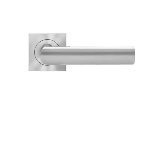 Lever set on rose Iceland satin stainless steel Lever set on rose Iceland satin stainless steel
