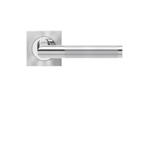Lever set on rose Rio Steel Lever set on rose Rio Steel