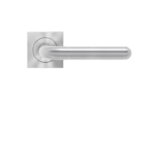 Lever set on rose Lignano Steel Lever set on rose Lignano Steel