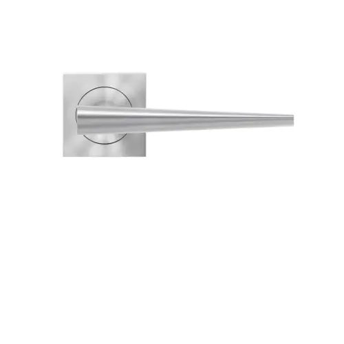 Lever set on rose Brooklyn satin stainless steel Lever set on rose Brooklyn satin stainless steel