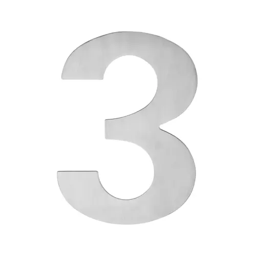 house number satin stainless steel house number satin stainless steel