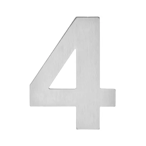 house number satin stainless steel house number satin stainless steel