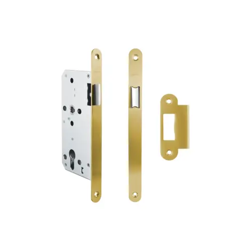 S10 European Mortise Lock satin brass S10 European Mortise Lock satin brass