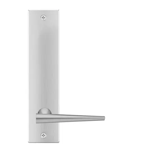 Lever set on backplate Brooklyn satin stainless steel Lever set on backplate Brooklyn satin stainless steel