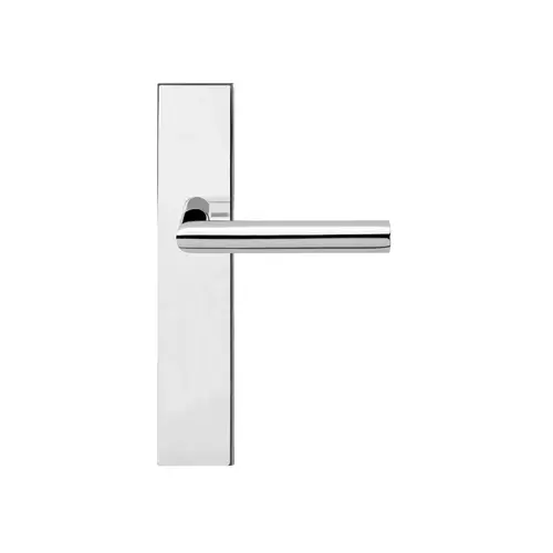 Lever set on backplate Multipoint Trim polished stainless steel Lever set on backplate Multipoint Trim polished stainless steel