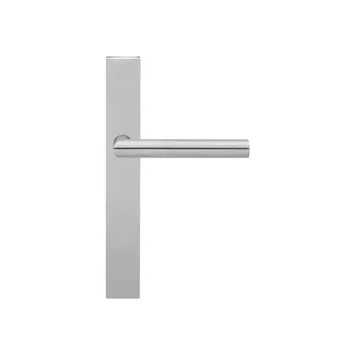 Lever set on backplate Multipoint Trim satin stainless steel Lever set on backplate Multipoint Trim satin stainless steel