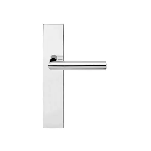 Lever set on backplate Multipoint Trim polished stainless steel Lever set on backplate Multipoint Trim polished stainless steel
