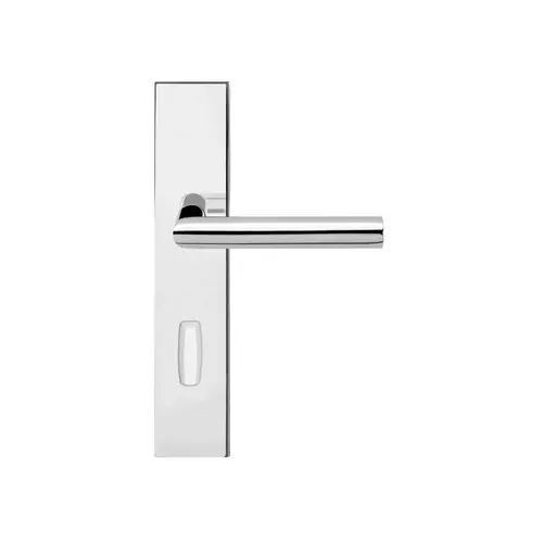 Lever set on backplate Multipoint Trim polished stainless steel Lever set on backplate Multipoint Trim polished stainless steel