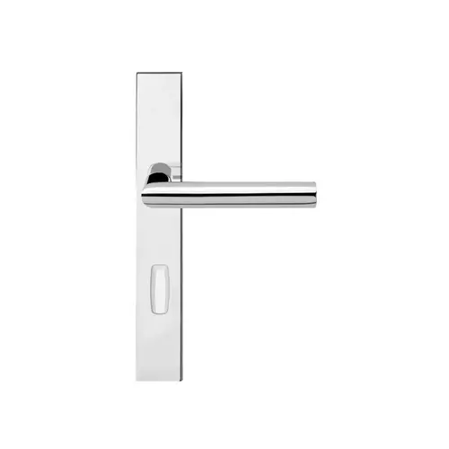 Lever set on backplate Multipoint Trim polished stainless steel Lever set on backplate Multipoint Trim polished stainless steel
